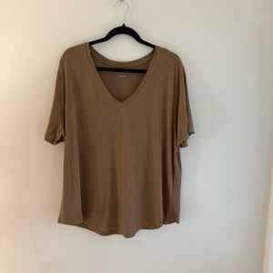 Universal Standard t-shirt, brown, size M